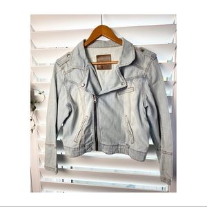 Motorcycle denim jacket
